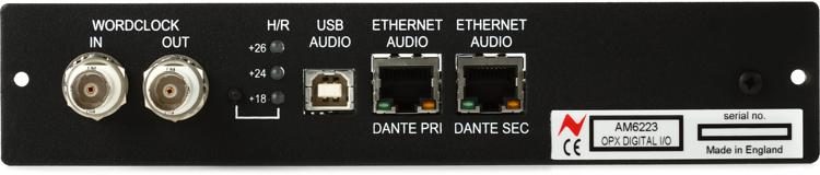 Neve 1073OPX 8-channel Microphone / Line Preamp with USB/Dante Option Card