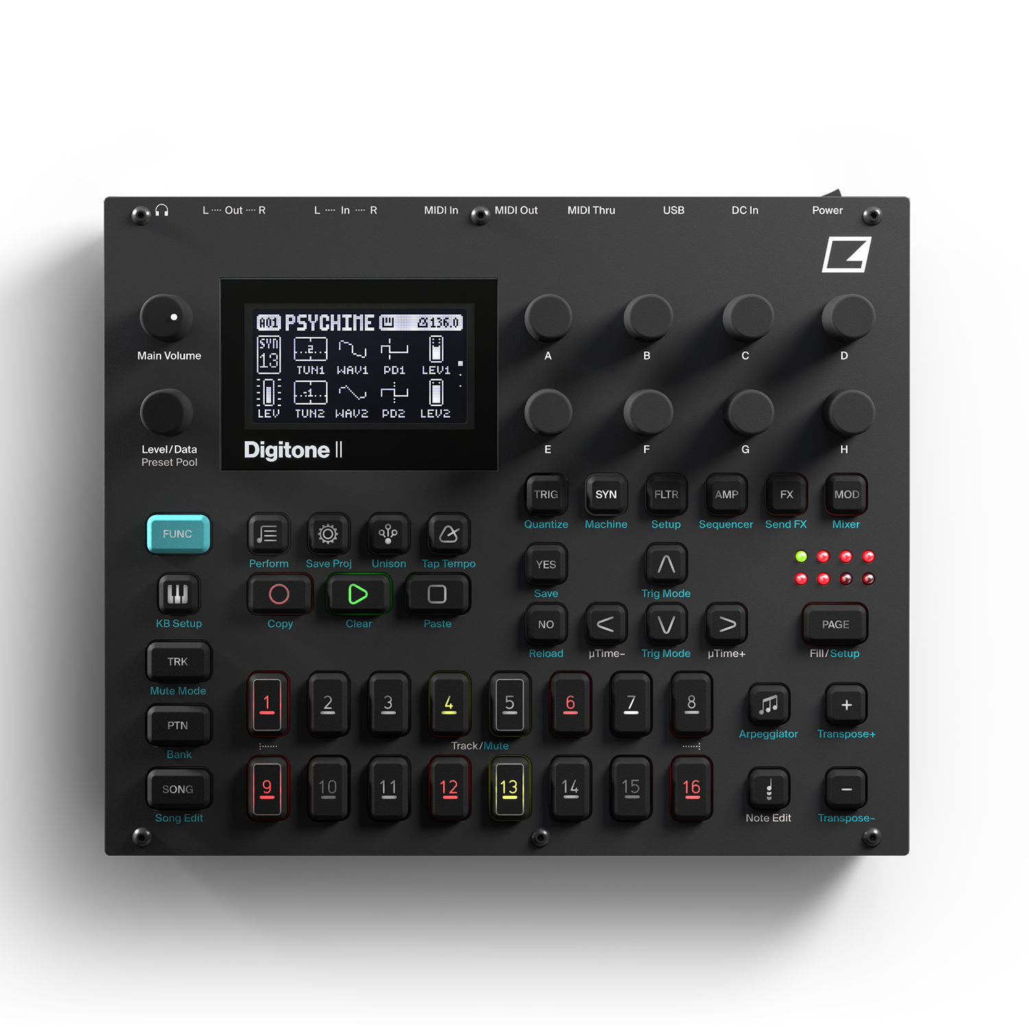 Elektron Digitone II 16-track Polyphonic Digital Synthesizer