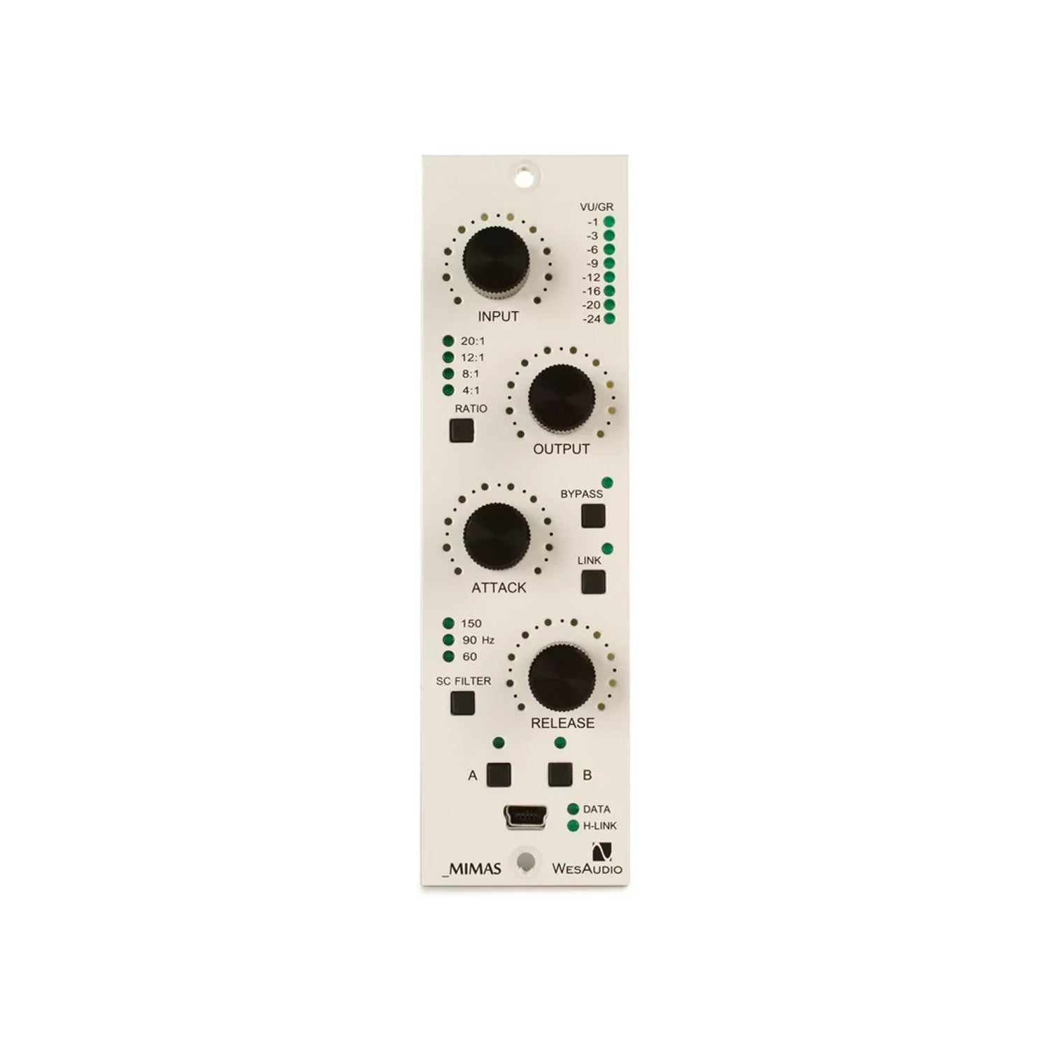 WesAudio - NG500 500 Series Analog Compressor with Digital Recall