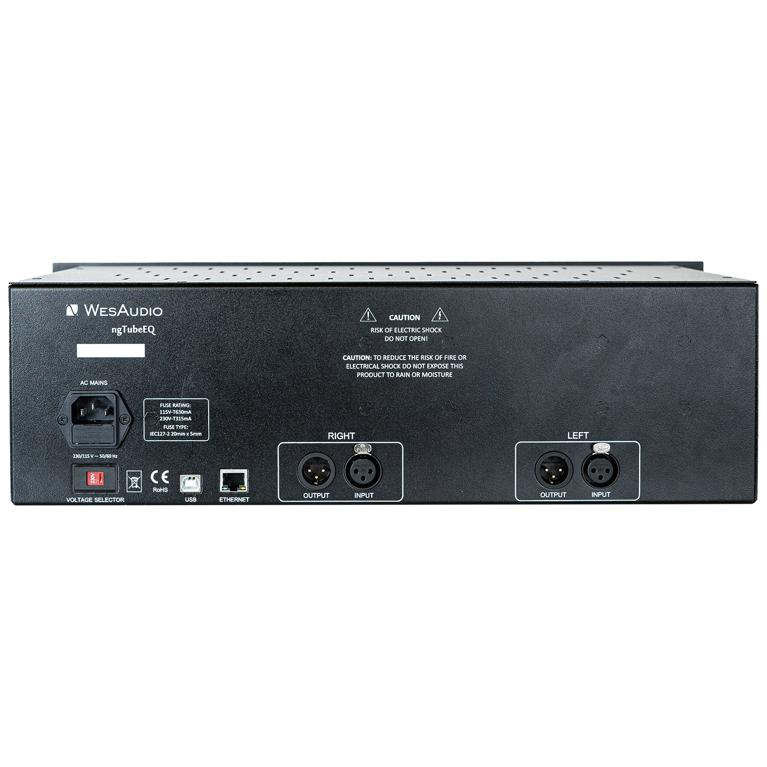 WesAudio ngTubeEQ Analog Tube Equalizer with Digital Recall