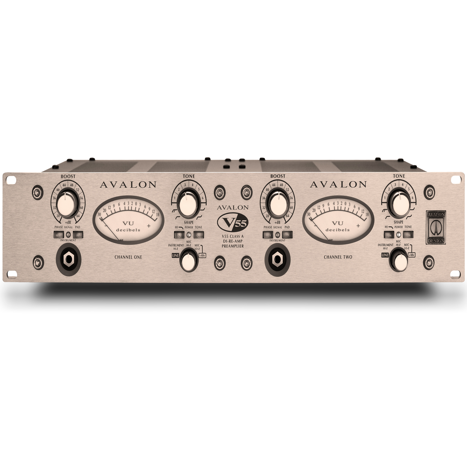 Avalon V55 2-channel Microphone Preamp