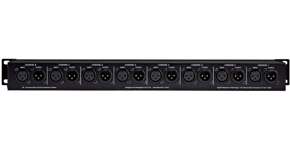 ART Pro T8 – 8-Channel Transformer/Isolator