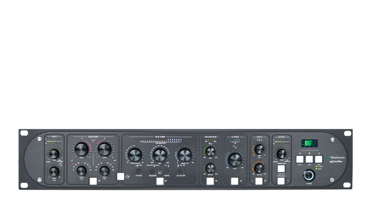 WesAudio ngOmniBox Analog Mix & Master Processor with Digital Recall