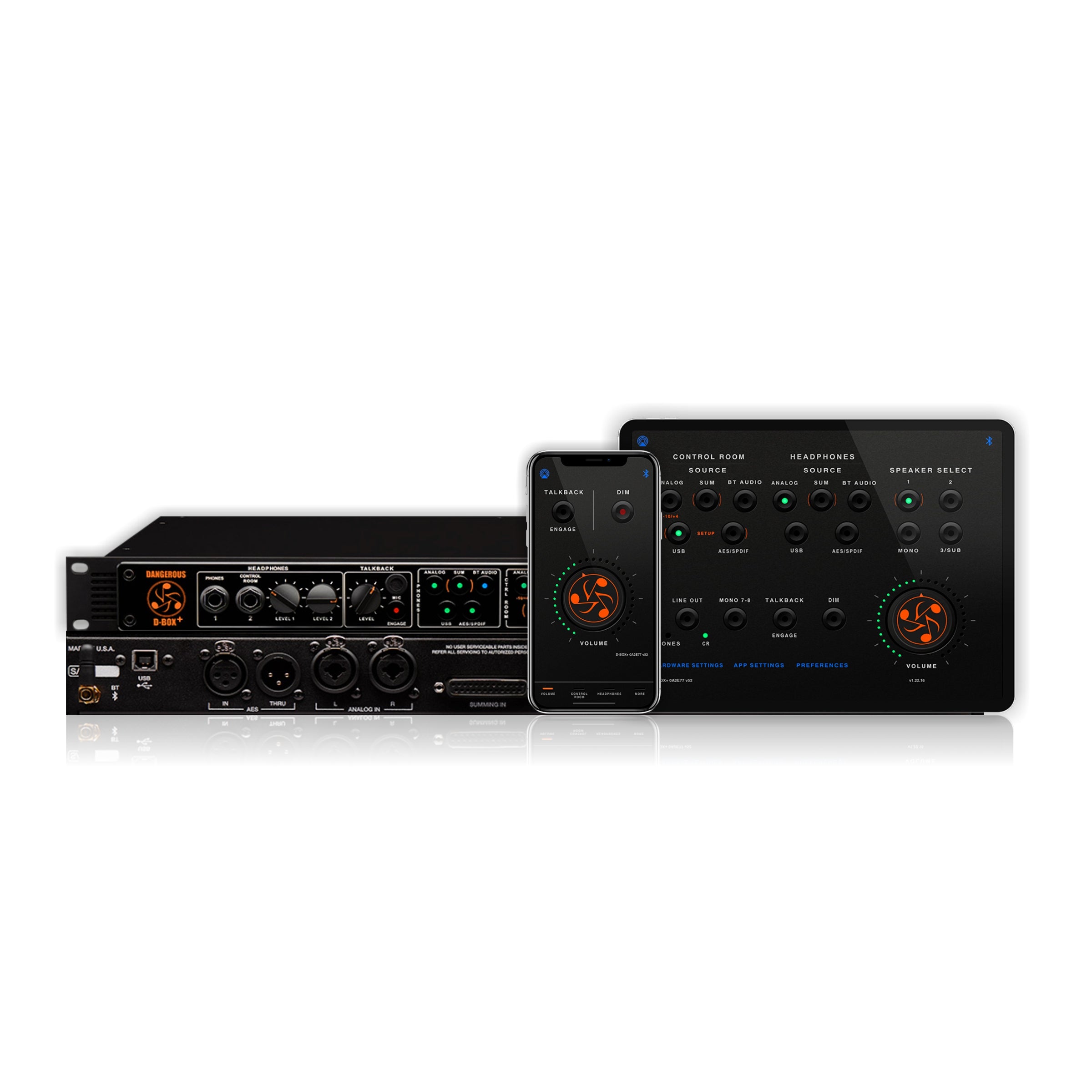 Dangerous Music D-BOX+ Monitor Controller & Summing Mixer