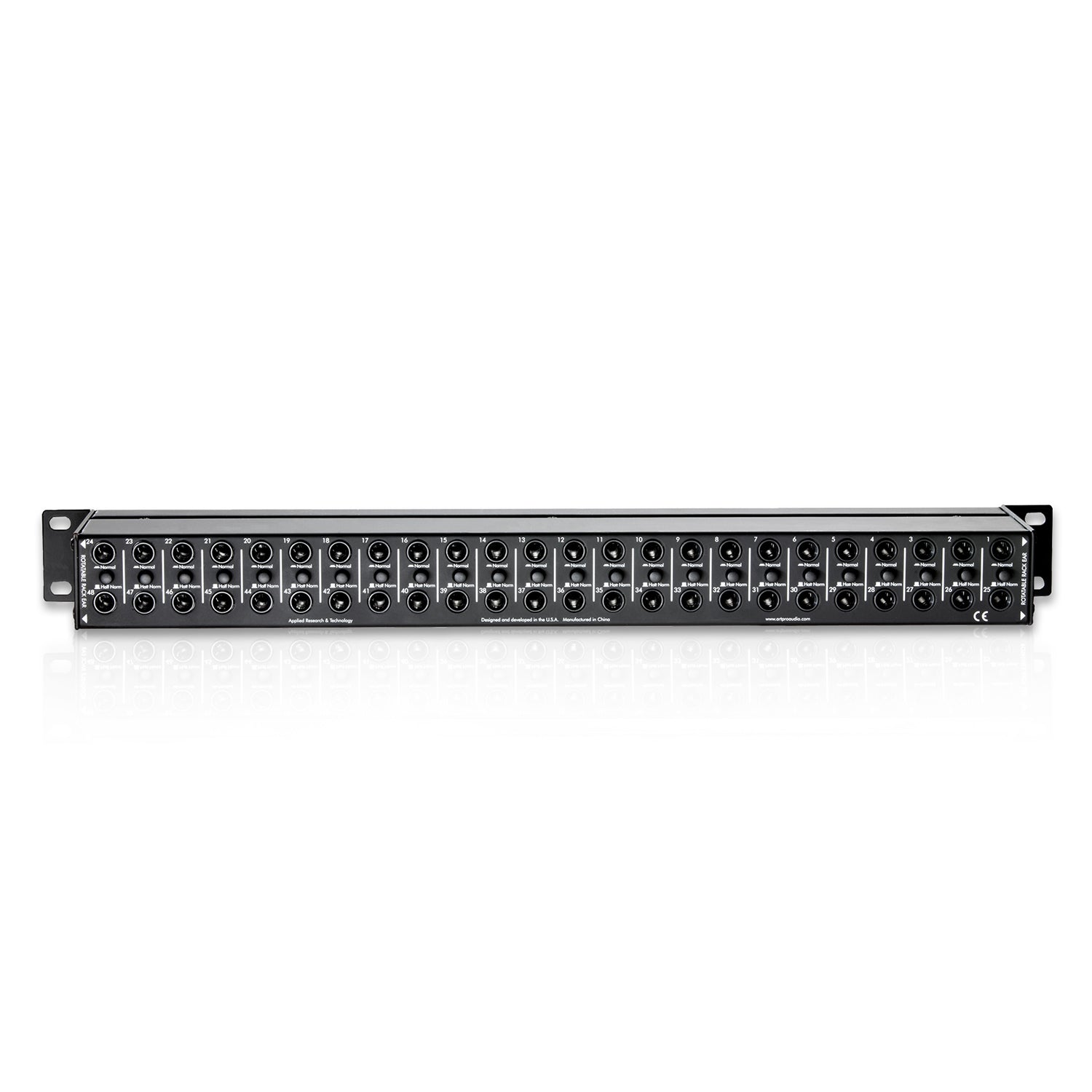 ART P48 48-point 1/4" TRS Balanced Patchbay