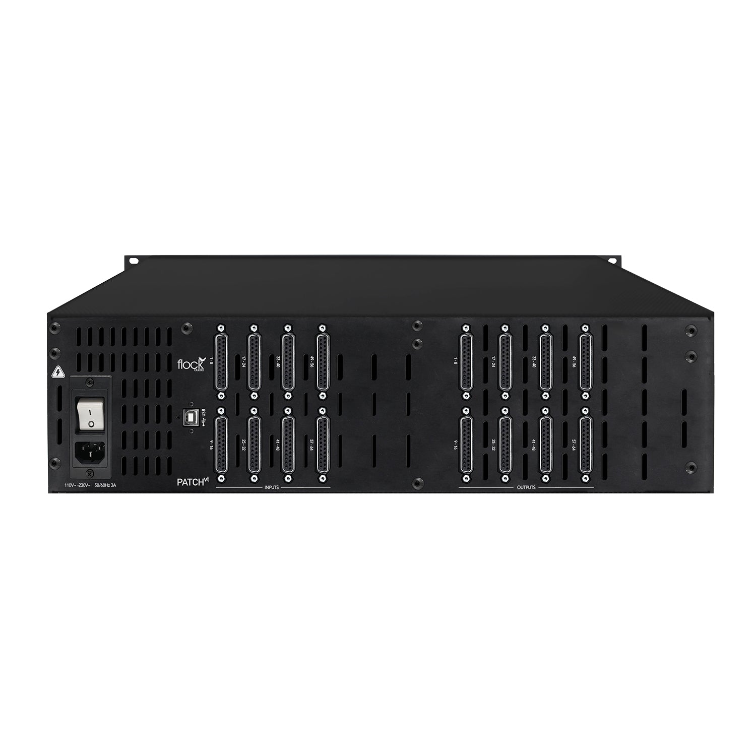 Flock Audio Patch VT 128-point Digitally Controlled Analog Patchbay