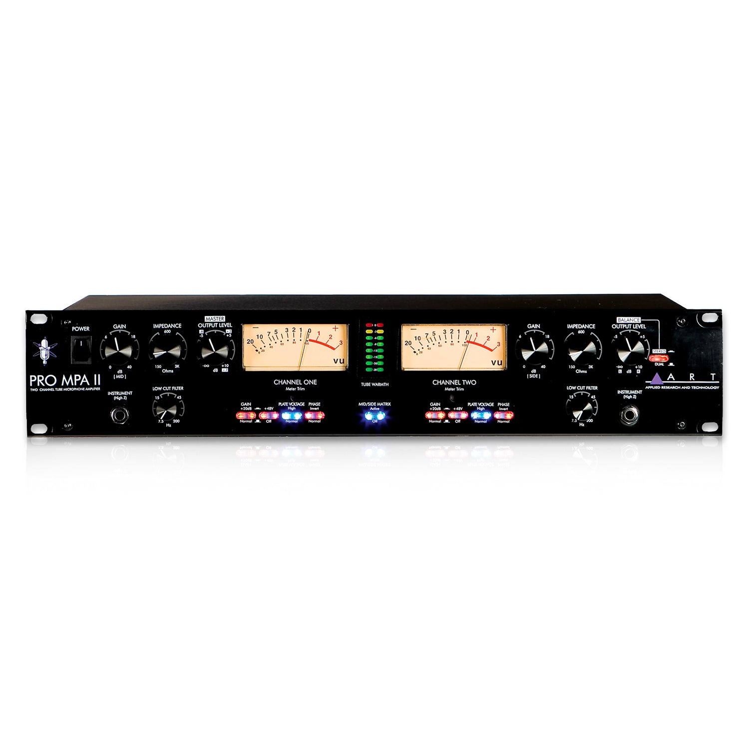 ART Pro MPA II 2-channel Tube Microphone Preamp