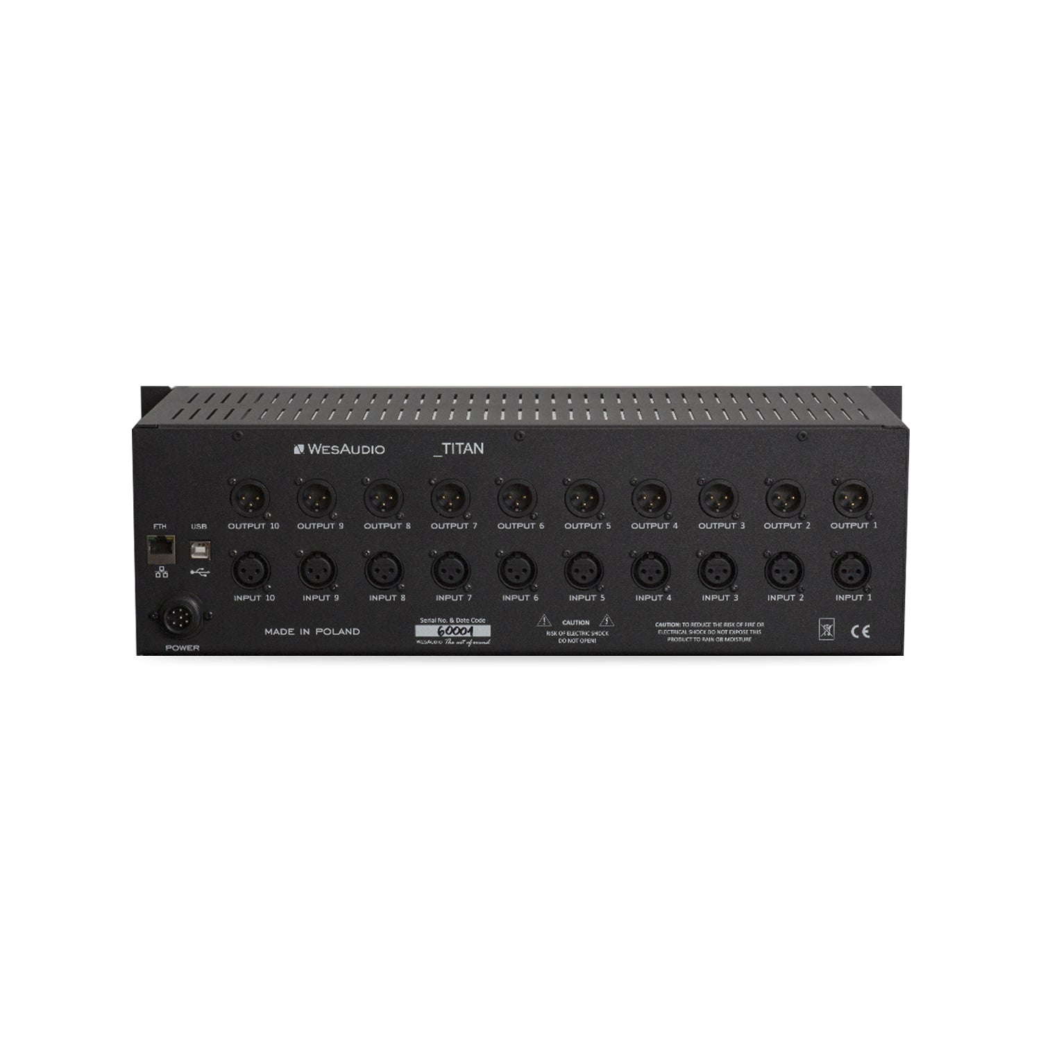 WesAudio TITAN 10-slot NG500 Recall Chassis