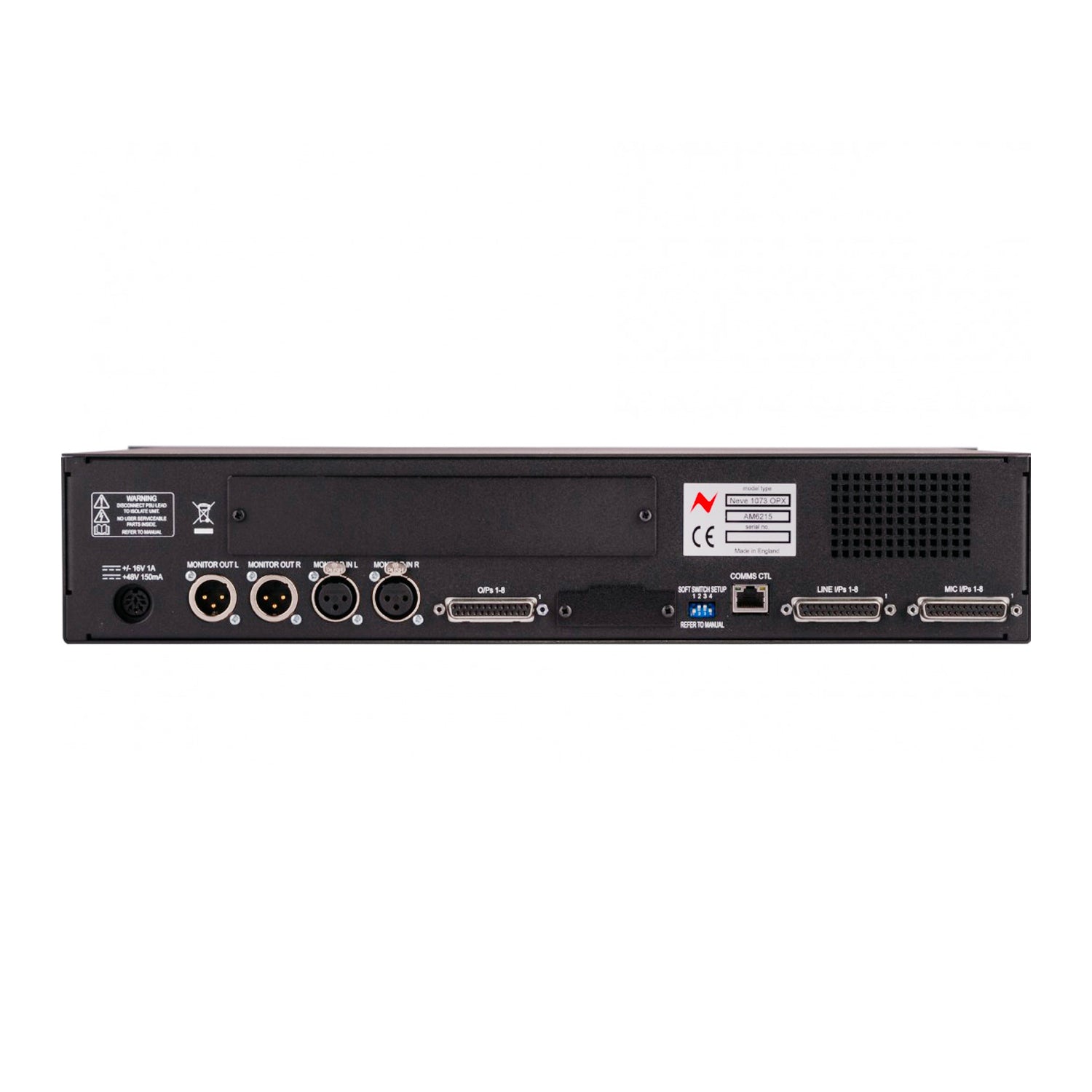 Neve 1073OPX 8-channel Microphone / Line Preamp with USB/ADAT Option Card