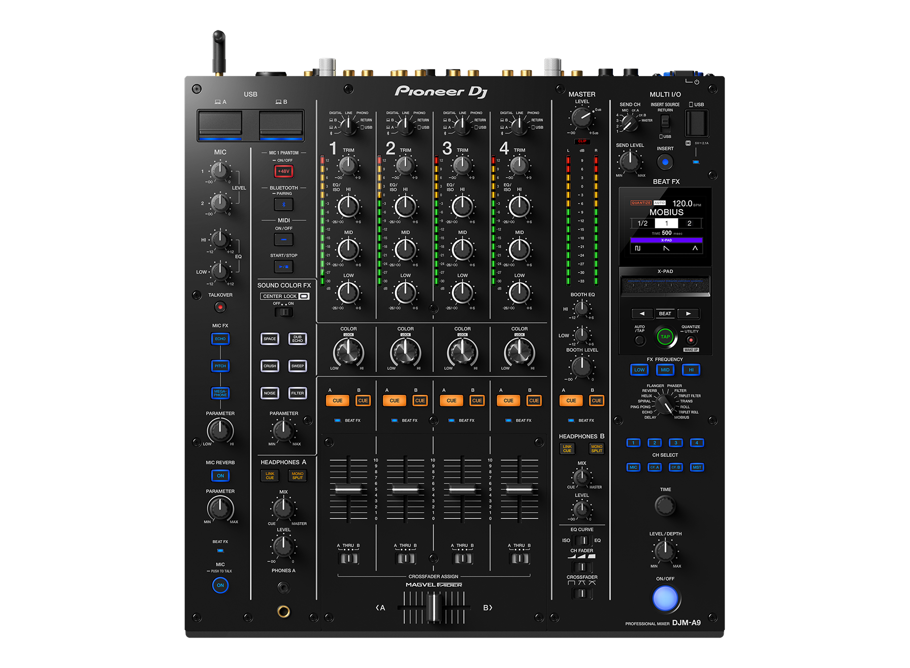 Pioneer DJ DJM-A9 4-channel DJ Mixer