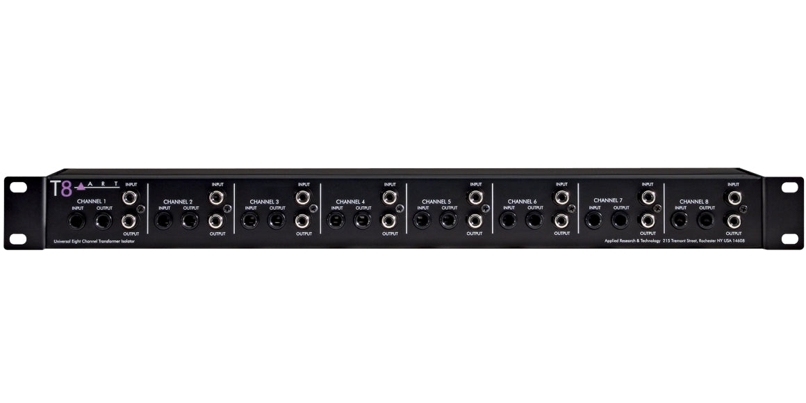 ART Pro T8 – 8-Channel Transformer/Isolator