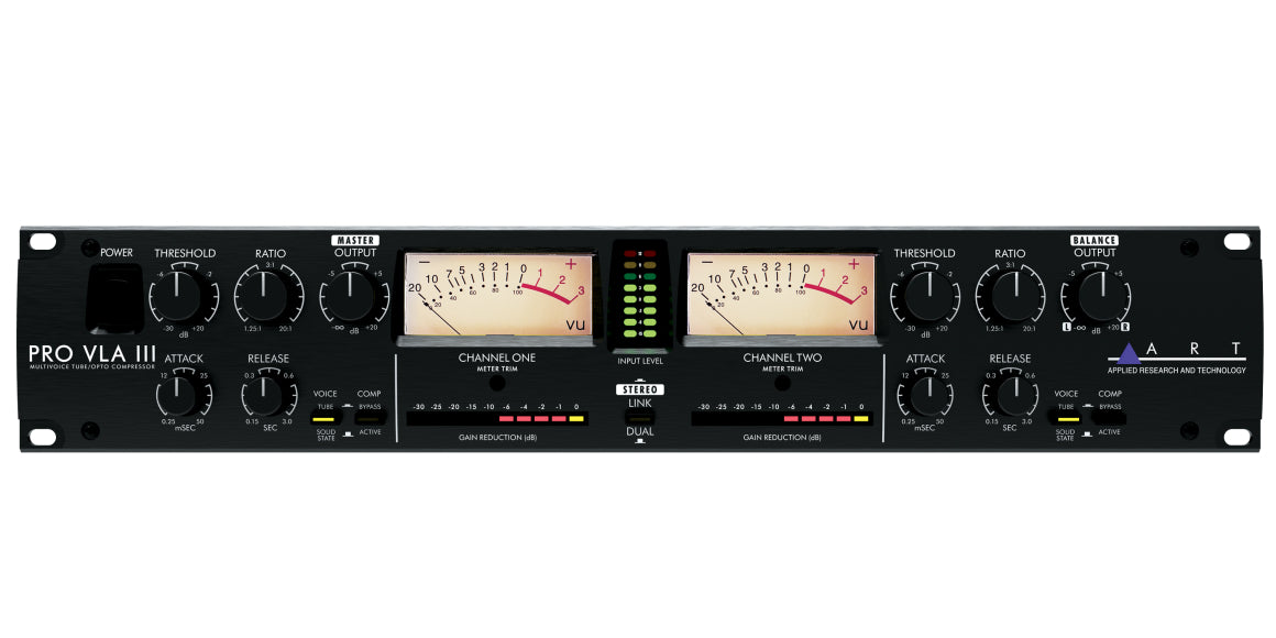 ART Pro VLA III Compressor | Dual-Channel Tube Optical Compressor