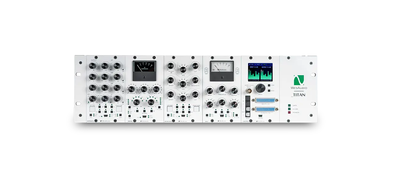 WesAudio ng500 Mixing Bundle – Hybrid Analog 500 Series System with Digital Recall
