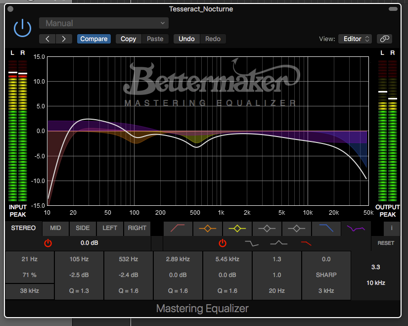 Bettermaker Mastering Equalizer with Plug-in Control