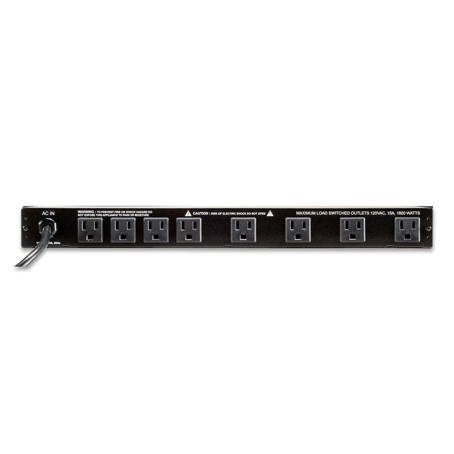 ART PS 4x4 Rackmount 8 Outlet Power Conditioner and Surge Protector - with Linear Ammeter & Voltmeter & Dual Lights