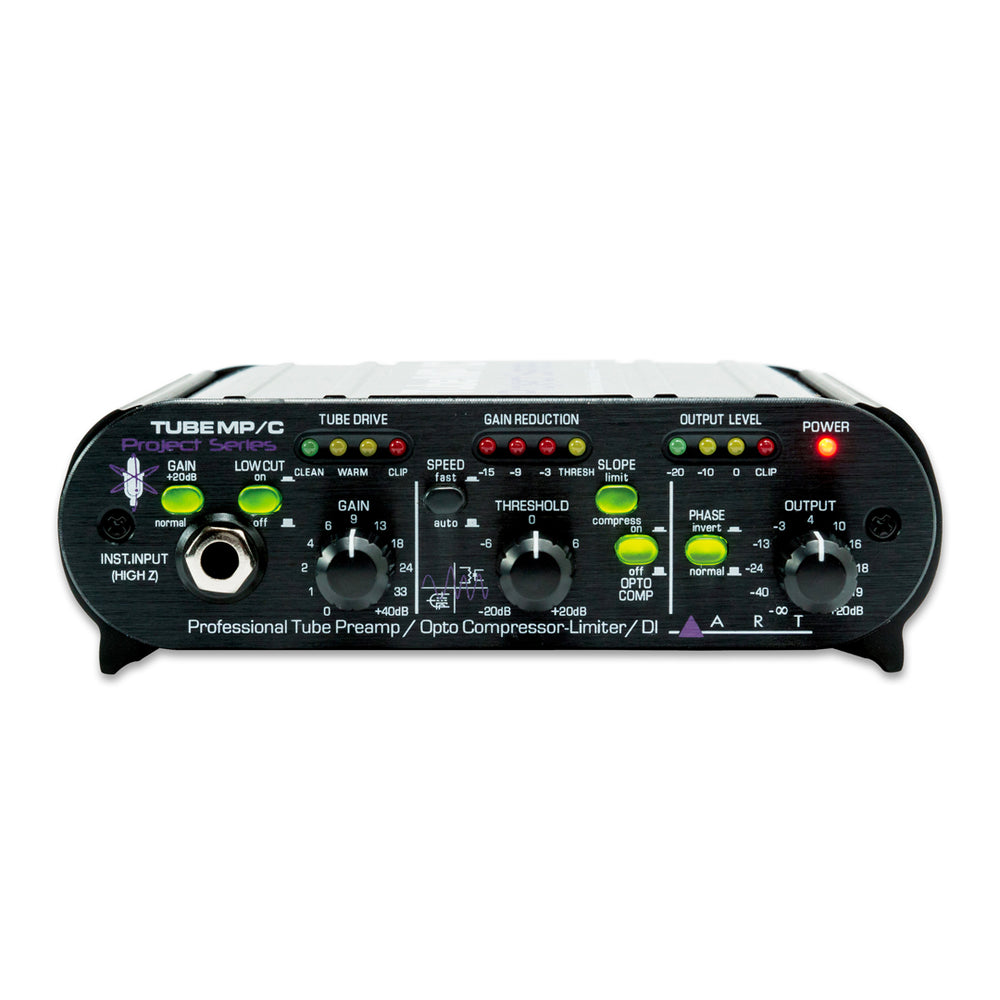 Mic Compressor ART Tube MP/C Tube Microphone Preamp & Compressor