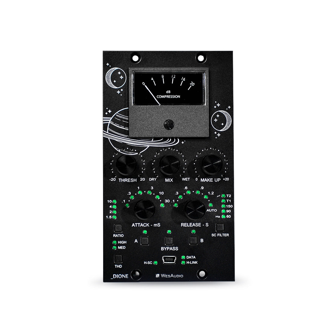 WesAudio DIONE Starlight (Limited Edition) - 500 Series Analog Bus Compressor with Digital Recall