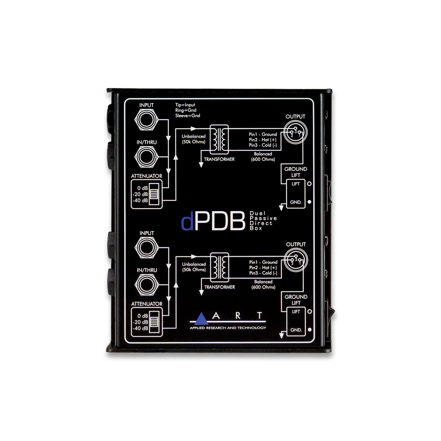 ART dPDB 2-channel Passive Direct Box
