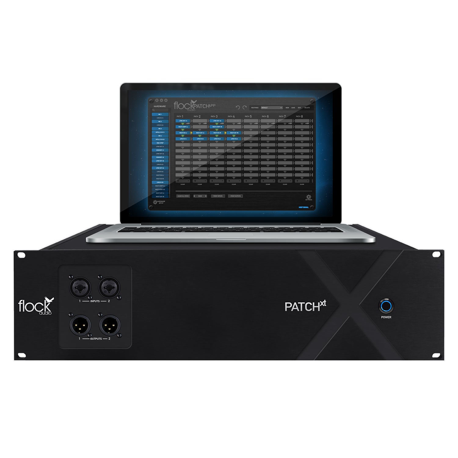 Flock Audio Patch XT 192-point Digitally Controlled Analog Patchbay