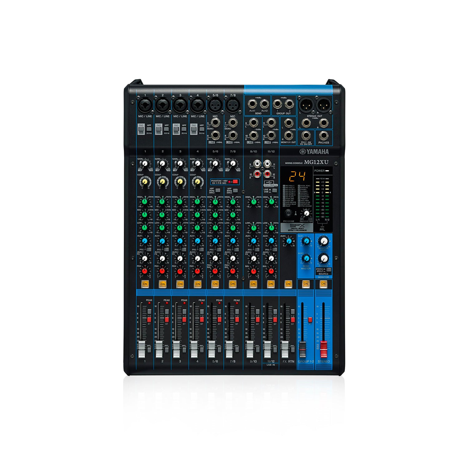 Yamaha MG12XU 12-channel Mixer with USB and Effects