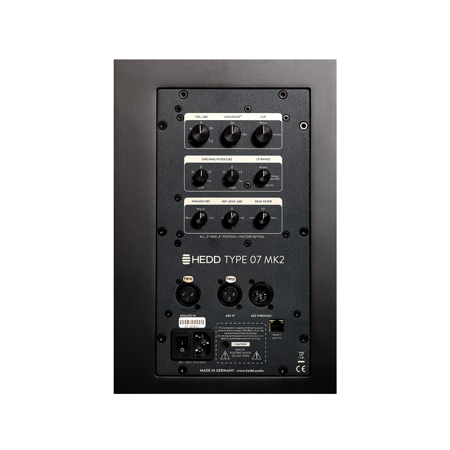 HEDD Type 07 MK2 2-way Powered Studio Monitor