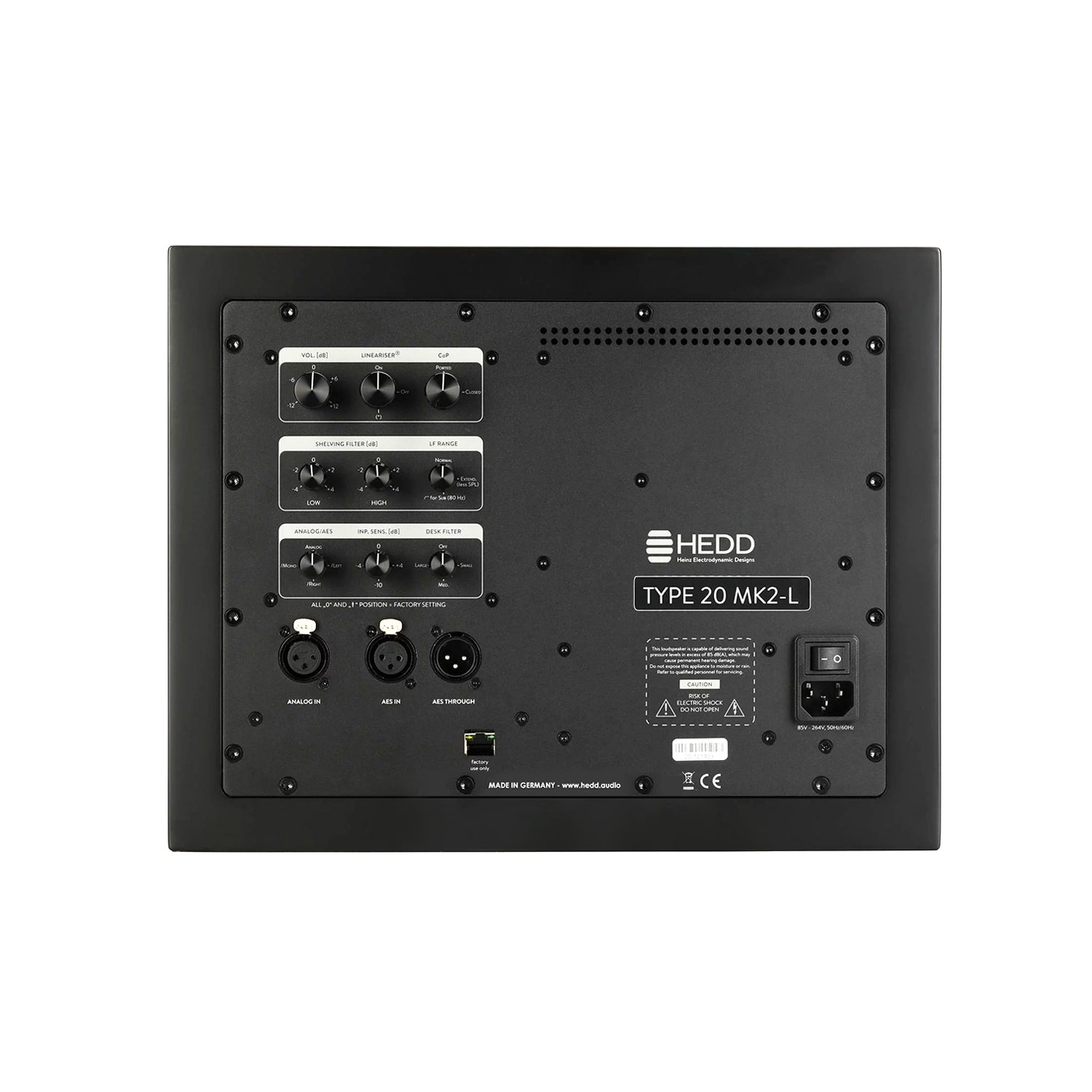 HEDD Type 20 MK2 3-way Powered Studio Monitors